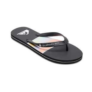 Męskie Japonki QUIKSILVER MOLOKAI AIRBRSH M SNDL AQYL101317-KVJ1 – Czarny - Klapki i japonki męskie - miniaturka - grafika 1
