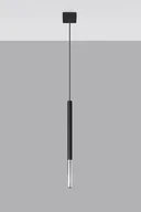 Lampy sufitowe - Sollux Lighting Lampa wisząca MOZAICA 1 czarny/chrom - miniaturka - grafika 1