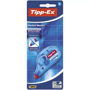 BIC - Korektor W Taśmie Tipp-Ex Pocket Mouse Blister 1 Szt. - Korektory - miniaturka - grafika 1