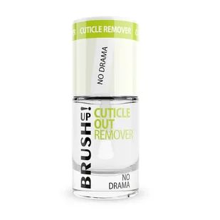 BrushUp! Cuticle Out Remover płyn do usuwania i zmiękczania skórek No Drama 6ml - Akcesoria do paznokci - miniaturka - grafika 1