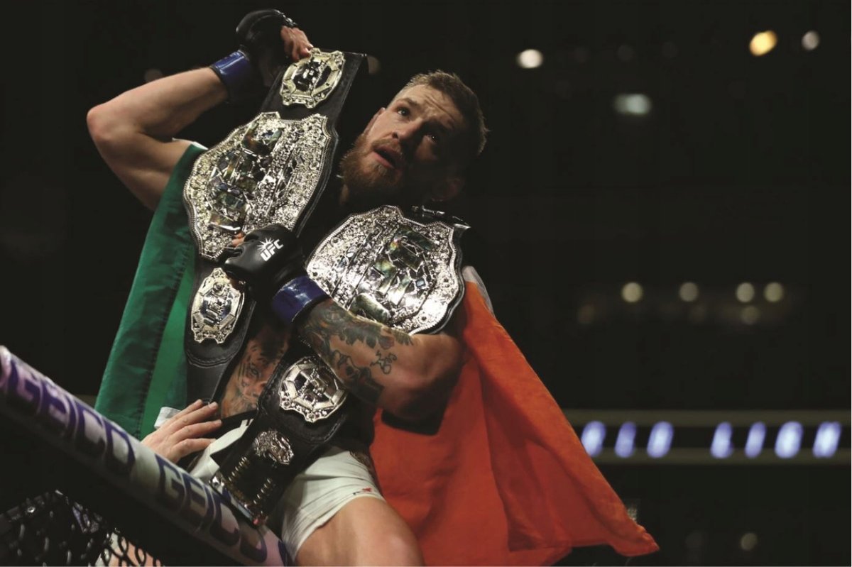 PODKŁADKA POD MYSZ Z Nadrukiem 22x18cm UFC Conor McGregor MMA Tekst Prezent