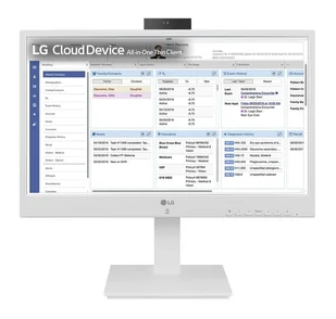 LG 24CR671N-2P komputer wielofunkcyjny All-in-One Intel® Pentium® N6005 60,5 cm (23.8") 1920 x 1080 px All-in-One thin client 8 GB DDR4-SDRAM 256 GB SSD Biały 24CR671N-2P - Zestawy komputerowe - miniaturka - grafika 1