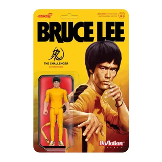 Figurki dla dzieci - SUPER7 Bruce Lee Challenger 3,75 w figurze reakcji - grafika 1