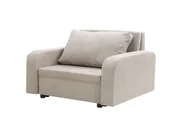 Sofy i kanapy - Fotel LONDON z funkcją spania sofa Beżowy - miniaturka - grafika 1