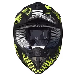 PREMIER HELM EXIGE RX Y BM, czarny/FLUO żółty, XL - Kaski motocyklowe - miniaturka - grafika 1