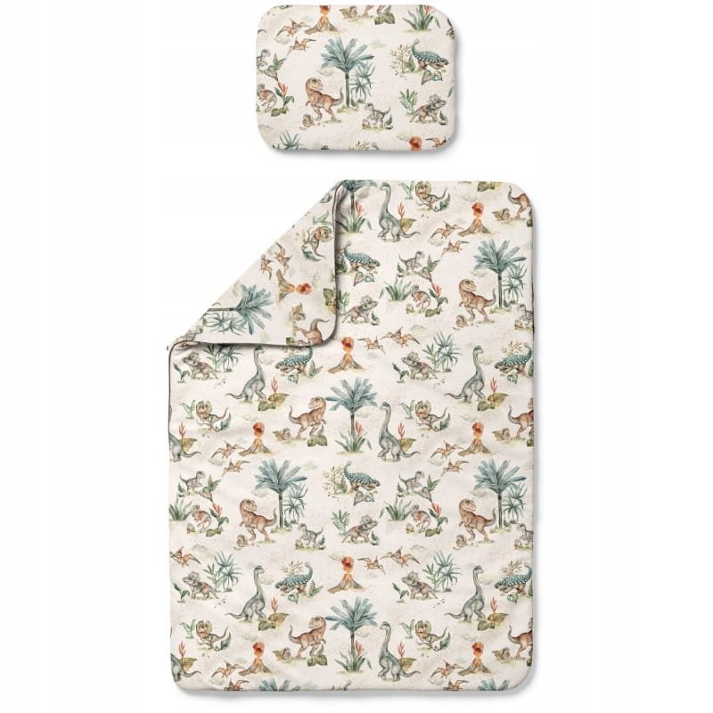 Babysteps Pościel dwustronna z wypełnieniem 75x100 World of Dinosaurs
