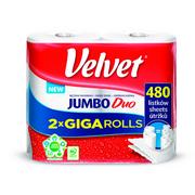 Ręczniki papierowe - Velvet Ręcznik papierowy Jumbo Duo 2 rolki REP.917 - miniaturka - grafika 1