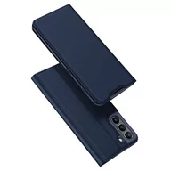 Etui i futerały do telefonów - Dux Ducis Skin Pro kabura etui pokrowiec z klapką Samsung Galaxy S21 FE niebieski - miniaturka - grafika 1