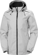 Kurtki i kamizelki sportowe damskie - Helly Hansen Women's jacket HELLY HANSEN Manchester 2.0 Shell Jacket, light gray 2XL - miniaturka - grafika 1