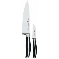 Noże kuchenne - Zwilling ZWILLING zestaw noży Twin Cuisine 2-częściowy, stal nierdzewna, srebrna/czarna, 38 x 28 x 28 cm, 2-jednostek 30338-001-0 - miniaturka - grafika 1