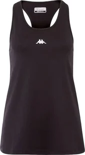 Kappa Koszulka damska Kappa Iara czarna 309097 19-4006 XS - Koszulki i topy damskie - miniaturka - grafika 1