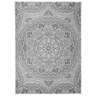 Dywany zewnętrzne - vidaXL Dywan zewnętrzny o płaskim splocie, 200x280 cm, niebieski wzór - miniaturka - grafika 1