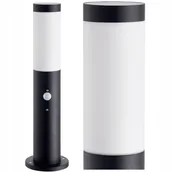 Lampy ogrodowe - SuperLED Lampa Ogrodowa stojąca Słupek 45 cm E27 z czujnikiem ruchu - miniaturka - grafika 1
