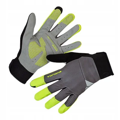 Rękawiczki rowerowe męskie Endura Windchill hi-viz yellow S