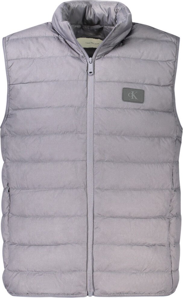 CALVIN KLEIN KOSZULKA MĘSKA BEZ RĘKAWÓW SZARA: Kolor - Szary, Rozmiar - M Rozmiar: M Kolor: Szary