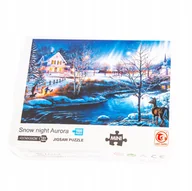 Puzzle - PUZZLE MINI 1000el. Malownicza chatka w lesie - miniaturka - grafika 1