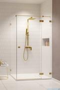 Kabiny prysznicowe - Radaway Essenza Pro Brushed Gold Kdj kabina 80x120 cm prawa szczotkowane złoto 10097080-99-01R/10098120-01-01 - miniaturka - grafika 1