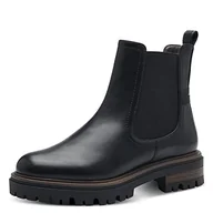 Botki damskie - Tamaris Damskie botki 1-25418-41, czarne matowe, 39 EU, czarny mat, 39 EU - miniaturka - grafika 1