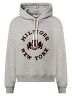 Bluzy damskie - Tommy Hilfiger - Damska bluza z kapturem, szary - miniaturka - grafika 1