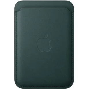 Etui APPLE FineWoven Wallet MagSafe Ciemnozielony - Etui i futerały do telefonów - miniaturka - grafika 1