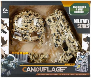 Pistolet na strzałki wojsko z akcesoriami MEGA CREATIVE 482733 - Zabawki militarne - miniaturka - grafika 1