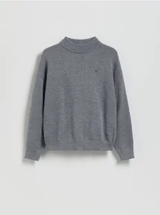 Reserved - Sweter ze stójką - jasnoszary - Bluzy dla chłopców - miniaturka - grafika 1