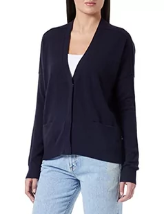 BOSS Damski sweter kardigan, niebieski (Open Blue), M (DE) - Swetry damskie - miniaturka - grafika 1