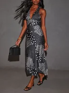 Sukienki - Milan Kiss Sukienka w kolorze czarno-białym - miniaturka - grafika 1