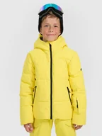 Kurtki i płaszcze dla chłopców - 4F Kurtka narciarska membrana 5000 chłopięca - żółta 164 (13-14 lat) - miniaturka - grafika 1