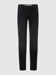 Jeansy o kroju tapered fit z dodatkiem streczu model ‘Aaro’ - Spodnie męskie - miniaturka - grafika 1