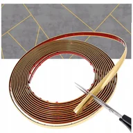 Akcesoria tuningowe - Listwa dekoracyjna ozdobna złota samoprzylepna taśma dekor 14mm x 5m - miniaturka - grafika 1