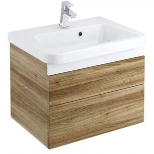 Ravak 10° szafka 55 cm podumywalkowa wisząca orzech ciemny X000001285 - Szafki łazienkowe - miniaturka - grafika 1