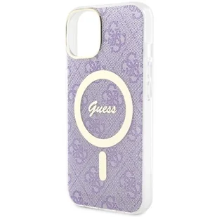 Guess GUHMP14SH4STU iPhone 14 6.1" purpurowy/purple hardcase 4G MagSafe - Etui i futerały do telefonów - miniaturka - grafika 6