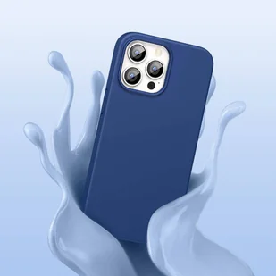 Ugreen Protective Silicone Case gumowe elastyczne silikonowe etui pokrowiec iPhone 13 Pro Max niebieski - Etui i futerały do telefonów - miniaturka - grafika 7