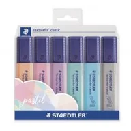 Przybory szkolne - Zakreślacz Staedtler Textsurfer Classic Pastel 6 Kolorów - miniaturka - grafika 1