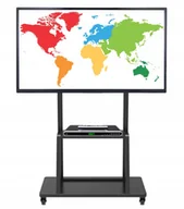 Uchwyty do telewizora - STOJAK TV STAND telewizora 100kg 110" Mobilny - miniaturka - grafika 1