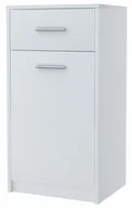 Komody - Komoda Szafka Bodo 1D1S Biała 1 Drzwi 1 Szuflada - miniaturka - grafika 1