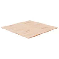 Blaty meblowe i parapety okienne - Kwadratowy blat do stolika, 80x80x1,5 cm, surowe drewno dębowe - miniaturka - grafika 1