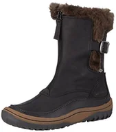 Śniegowce damskie - Merrell DECORA MOTIF WTPF damskie buty zimowe z ciepłą wyściółką, czarny - czarny Black - 37 eu - miniaturka - grafika 1