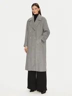 Płaszcze damskie - Imperial Płaszcz przejściowy KI54IBT Szary Relaxed Fit - miniaturka - grafika 1