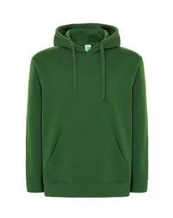 Bluza dresowa  męska z kapturem kolor zielona butelka roz.M - Bluzy męskie - miniaturka - grafika 1
