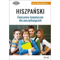 WAGROS Hiszpański Ćwiczenia tematyczne dla początkujących Anna Wawrykowicz - Książki do nauki języka hiszpańskiego - miniaturka - grafika 1