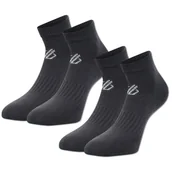 Skarpetki męskie - Skarpetki unisex Dare2B Essentials Fitness 2pak grafitowe - miniaturka - grafika 1