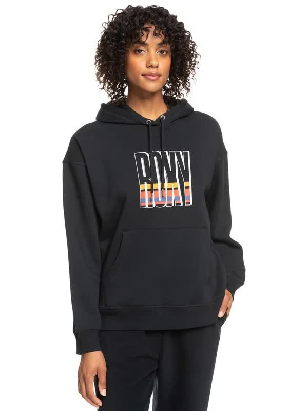 ROXY Thats Rad - bluza z kapturem dla kobiet ROZMIAR. M Czarny