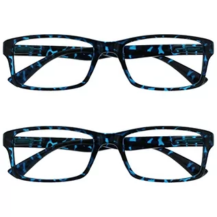 Okulary przeciwsłoneczne - The Reading Glasses Company Te okulary do czytania przedsiębiorstwach czarno-niebieski brązowy kolor liliowy Reader wartość 4er Pack Mężczyźni Kobiety rrrr92 RR92-3-250 - grafika 1
