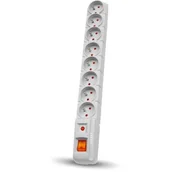 Listwy zasilające - Acar DOSTAWA w 24h LISTWA S8 ZASILAJĄCA ANTYPRZEPIĘCIOWA ZASILAJĄCA SZARA PRZEDŁUŻACZ 8 GNIAZD 5,0M 100% POZYTYWNYCH KOMENTARZY Z ALLEGRO! S8 5,0M (S8/ 5,0M) - miniaturka - grafika 1