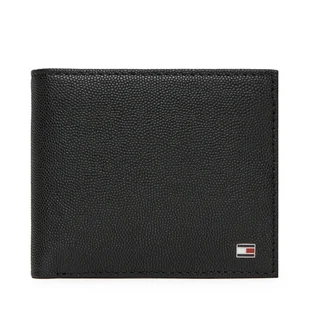 Duży Portfel Męski Tommy Hilfiger Th Flag Cc And Coin AM0AM13519 Czarny - Portfele - miniaturka - grafika 1