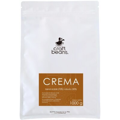 Kawa ziarnista CRAFT BEANS Crema 1 kg