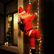 Oświetlenie świąteczne - Święty Mikołaj na Drabinie z 120 Diodami LED - miniaturka - grafika 1