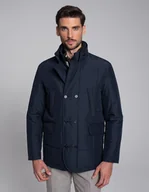 Kurtki męskie - Męska kurtka zimowa gravina granatowy - miniaturka - grafika 1